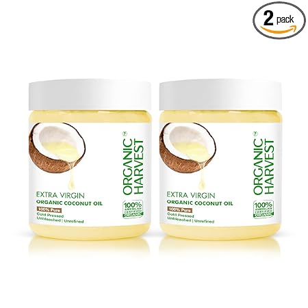 Organic Harvest Extra Virgin Organic Coconut Oil 100% Pure