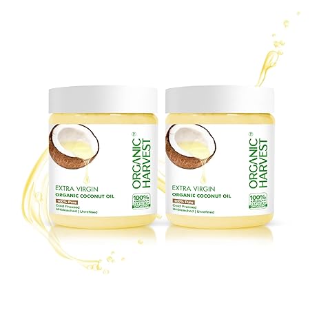 Organic Harvest Extra Virgin Organic Coconut Oil 100% Pure