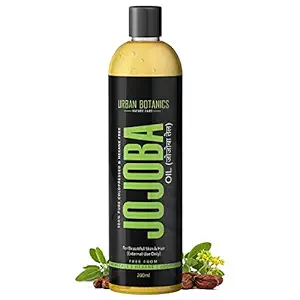 UrbanBotanics Cold Pressed Jojoba Oil for Skin & Hair - Virgin & Unrefined