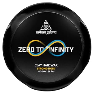 UrbanGabru Clay Hair Wax, Zero to Infinity- Strong Hold