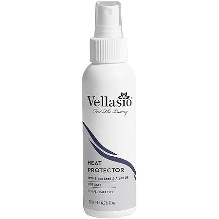 Vellasio Classic Heat Protection Spray For Hair Straightener With Argan Oil