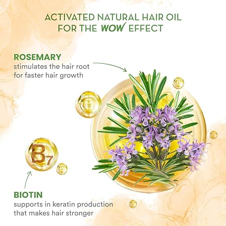WOW Skin Science Rosemary with Biotin Hair Growth Oil