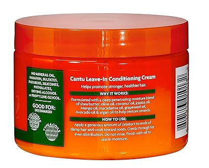 Cantu Shea Butter For Natural Hair Leave In Conditioning Repair Cream
