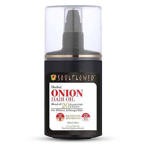 Soulflower Amla & Onion Hair Oil for Hair Growth & Hair Fall Control