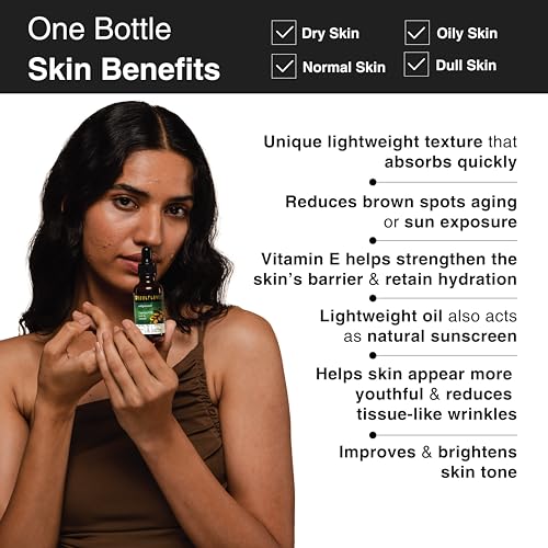 Soulflower Moroccan Argan Oil for Light Oil for styling - for Men & Women