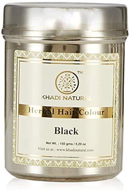 Khadi Natural Ayurvedic Black Henna Natural Henna Powder for Black Hair