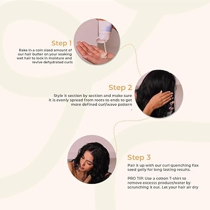 Fix My Curls Curl Quenching Hair Butter Made for Curly, Wavy, Dry & Frizzy Hair With Tucuma Butter, Flaxseed, & Chia Seed