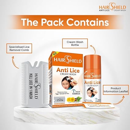 Hairshield Anti Lice Cream Wash Men & Women, Pack of 6
