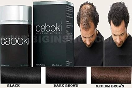 AMIDE BY AD .COM; THINK BIG SRB Caboki Plastic Hair Building Fibers | Black