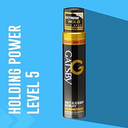 Gatsby Set & Keep Hair Spray Extreme Hold