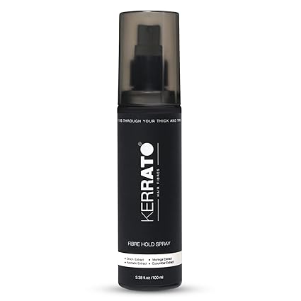 KERRATO HAIR FIBRES Unisex Water Resistant Locking Spray Suitable For All Hair Building Fibers