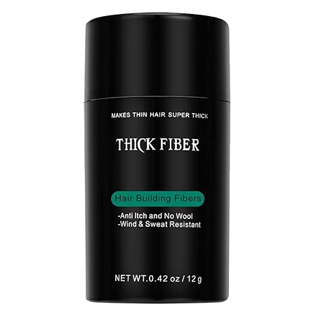 THICK FIBER Hair Building Fibers For Men & Women | Dark Brown
