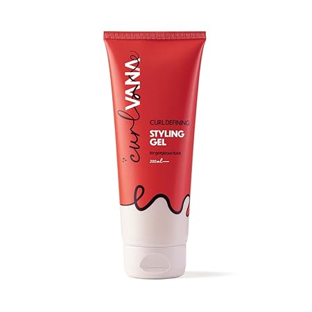 Curlvana Curl Defining All in One Styling Gel For Women & Men with Curly | Wavy | Coily Hair CG-Friendly