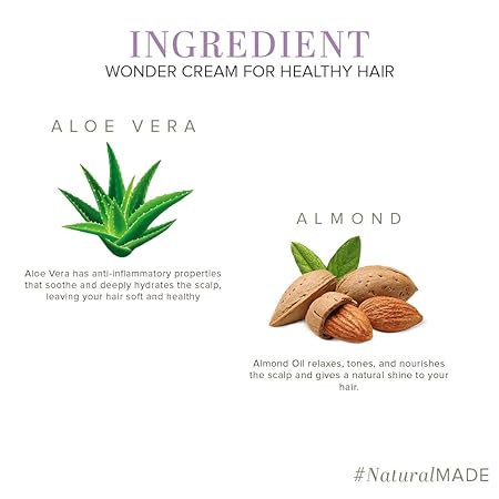 Khadi Natural Protein Hair Cream for Soft & Shiny Hair Cream for Silky Hair