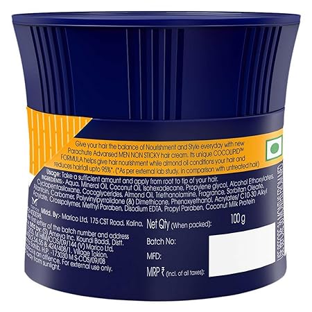 Parachute Advansed Men Hair Cream Anti-Hairfall