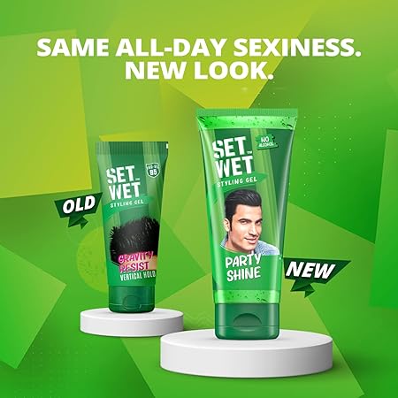 Set Wet Styling Hair Gel For Men Party Shine