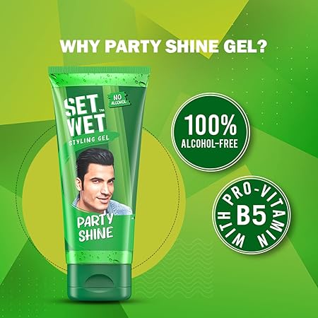 Set Wet Styling Hair Gel For Men Party Shine
