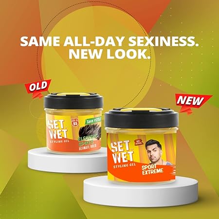 Set Wet Styling Hair Gel for Men Sport Extreme