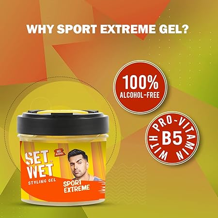 Set Wet Styling Hair Gel for Men Sport Extreme