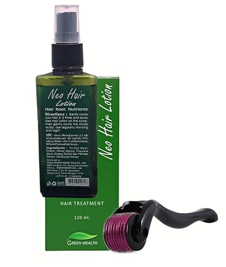 Green Wealth Neo Hair Lotion For Hair Growth Treatment With Titanium Needle