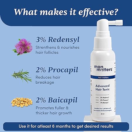 Man Matters Hairfall Solution with Advanced Hair Tonic for Men