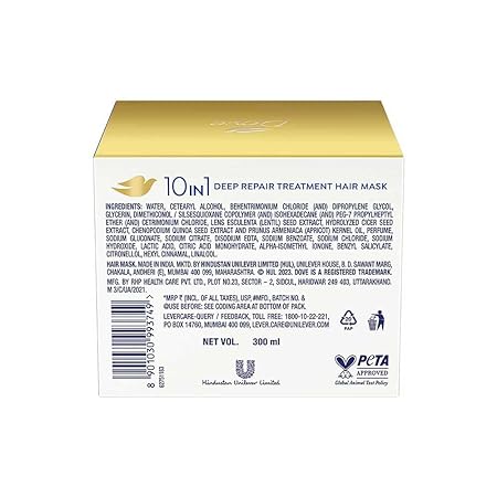 Dove 10 in 1 Deep Repair Treatment Hair Mask