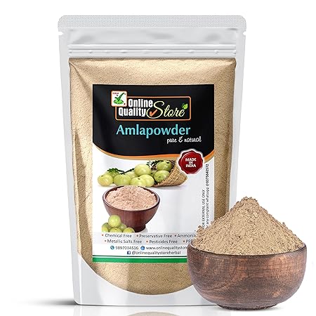 Online Quality Store Amla powder Organic Amla Indian Gooseberry Powder for Hair & Skin