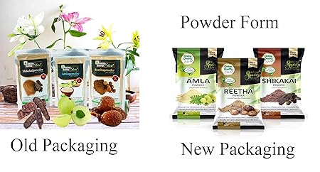Online Quality Store Amla | Reetha | Shikakai Powder Combo powder Pack for Hair r ( | Total Pack)