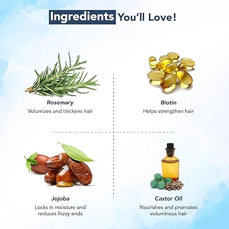 Botanic Hearth 100% Pure Rosemary Oil For Hair Growth Infused With Biotin Hair Strenghtening Treatment