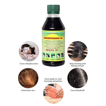 Mahabhringaraj Hair Oil for Hair Growth & Hair Fall Control Soft