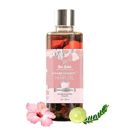 Nat Habit Hibiscus Amla Summer Hair Oil