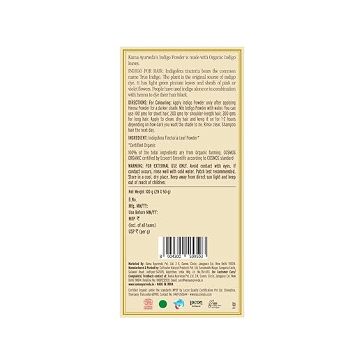 Kama Ayurveda Organic Indigo Powder