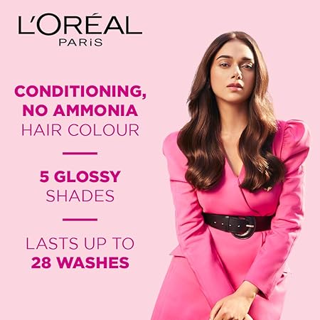 L'Oreal Paris Casting Creme Gloss Small Pack Hair Colour Cream | 200 Ebony Black+