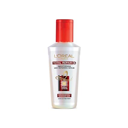 Loreal Paris Serum, For Damaged and Weak Hair, With Pro-Keratin + Ceramide, Total Repair 5