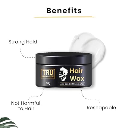 TRU HAIR & SKIN Hair Wax Cream For Men