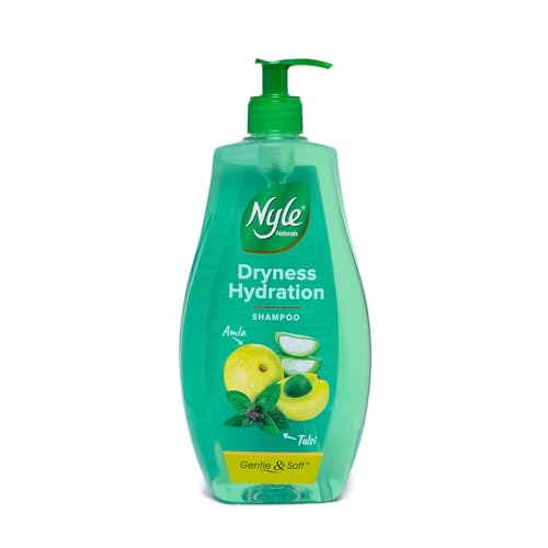 Nyle Naturals Dryness Hydration Shampoo For Dry & Frizz Free Hair Gentle & Soft Shampoo For Men & Women