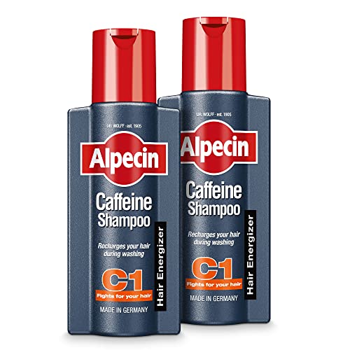 Alpecin C1 Caffeine Anti Hair Fall Shampoo Scalpe Shampoo for Hair Fall Control, Pack of 2