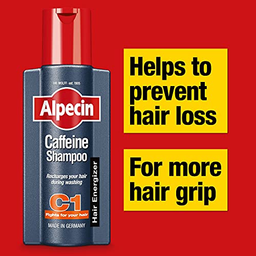 Alpecin C1 Caffeine Anti Hair Fall Shampoo Scalpe Shampoo for Hair Fall Control, Pack of 2