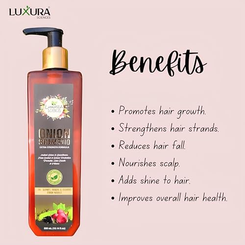 Luxura Sciences Onion Oil Shampoo For Hair Growth