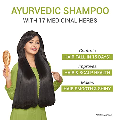 SESA Ayurvedic Medicinal Shampoo Hairfall Control Anti-Dandruff Shampoo Infused With 17 Ayurvedic Herbs Smooth & Shiny Hair Shampoo