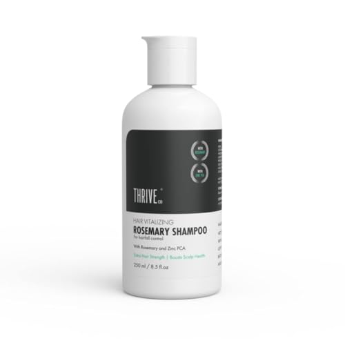 ThriveCo Hair Vitalizing Rosemary Shampoo For Hair Fall Control Daily Use Mild Shampoo For Hair Growth With Caffeine & Zinc PCA