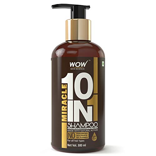 WOW Skin Science Miracle 10 In 1 No Parabens & Sulphate Shampoo