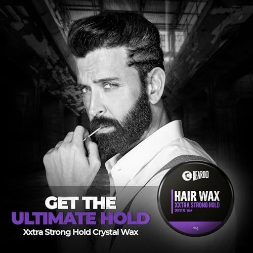 Beardo Xxtra Stronghold Hair Wax Crystal Hair Wax for Men