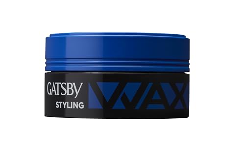 Gatsby Hair Styling Wax Hard & Free | For Messy Scrunch Style | Non Sticky | Anytime Re-Stylable & Easy Wash Off