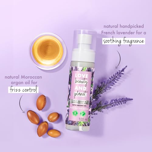Love Beauty & Planet Argan Oil heat protect & Conditioning Mist