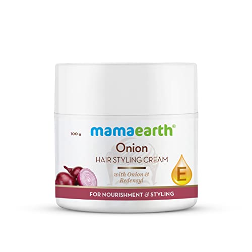 Mamaearth Onion Hair Styling Cream for Men with Onion & Redensyl for Nourishment & Styling