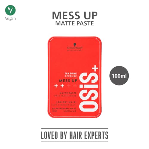 Schwarzkopf Professional OSiS+ Mess Up Hair Styling Matte Paste