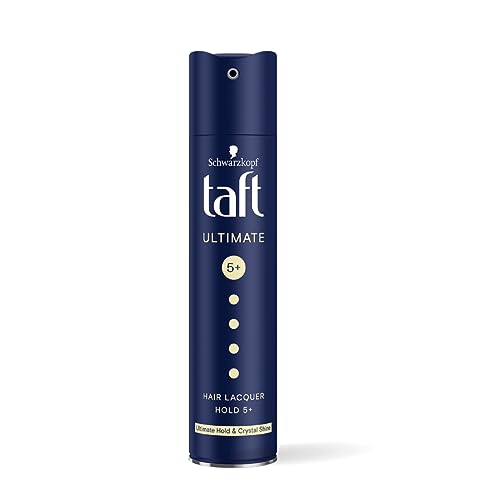 Schwarzkopf Taft Ultimate Hair Lacquer | For Crystal Shine with Liquid Gloss Effect | Hold 5+