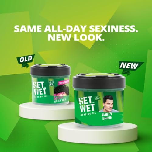 Set Wet Styling Hair Gel for Men | Party Shine