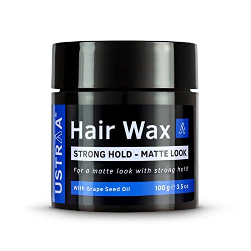 Ustraa Strong Hold Hair Wax Matte Look Non-sticky Wax, Easy-to-Wash Strong Hold